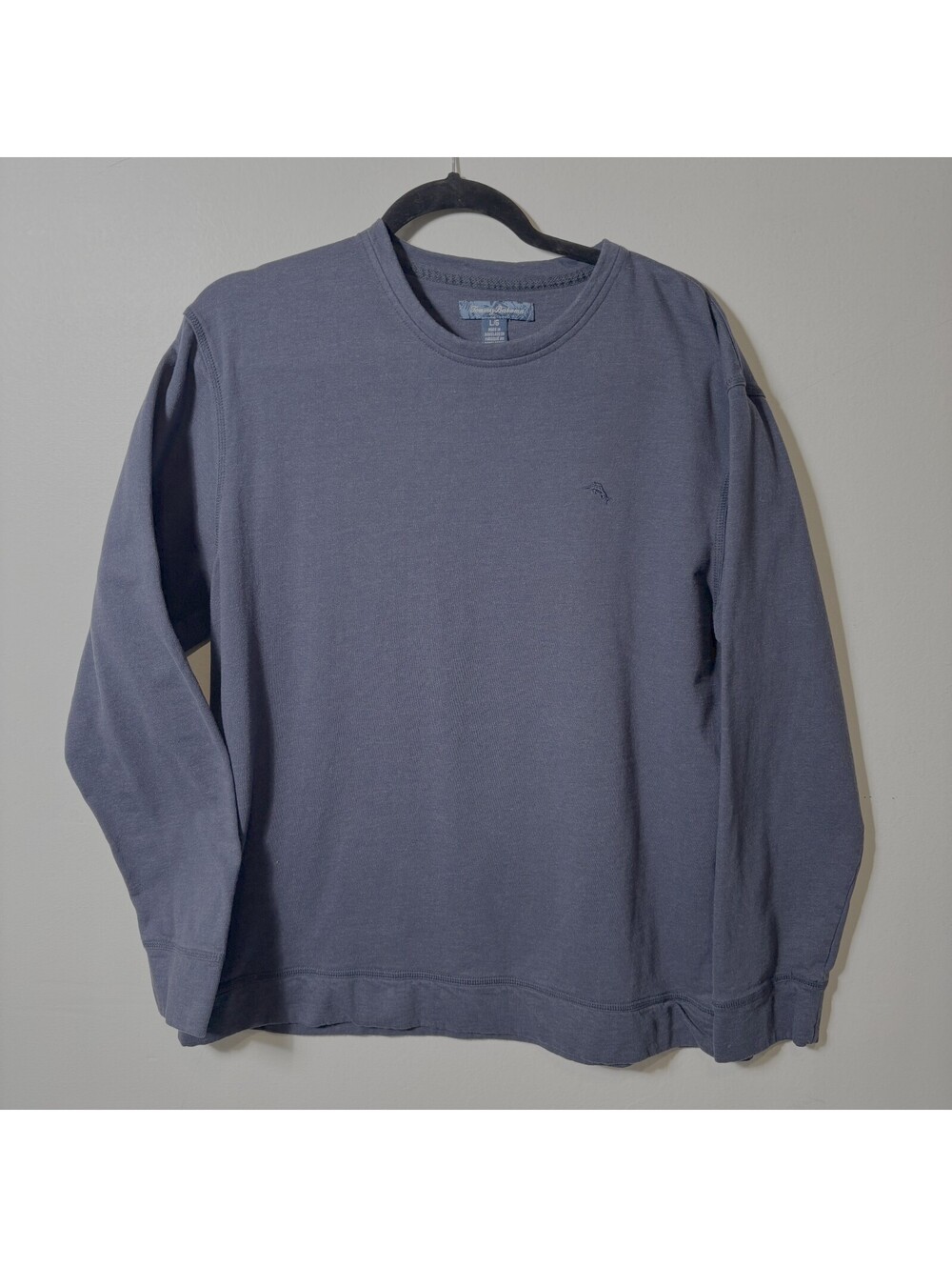 Tommy Bahama Supima Cotton Sweatshirt Mens Large Blue Pullover